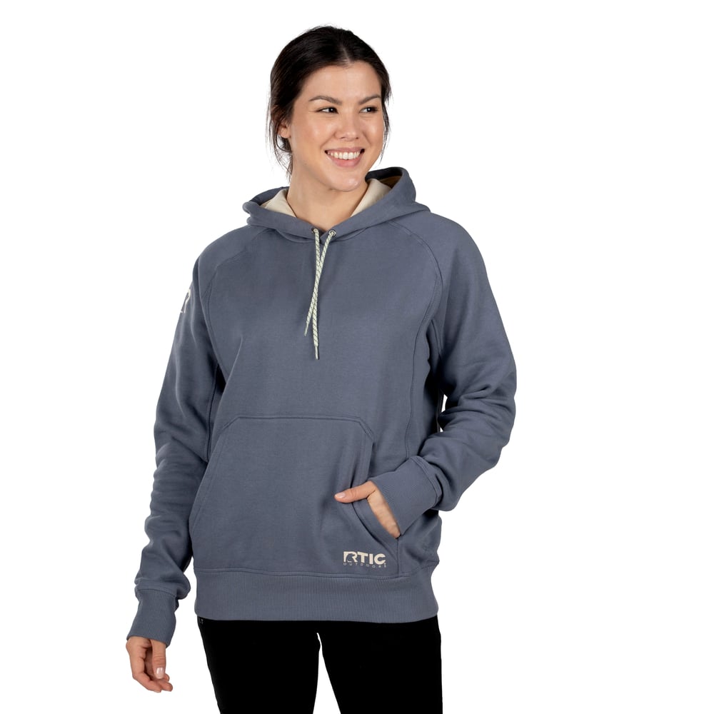 RTIC Outdoors - Water-Repellent Pullover Hoodie - Athletic Fit - Gray Stone - Image 3