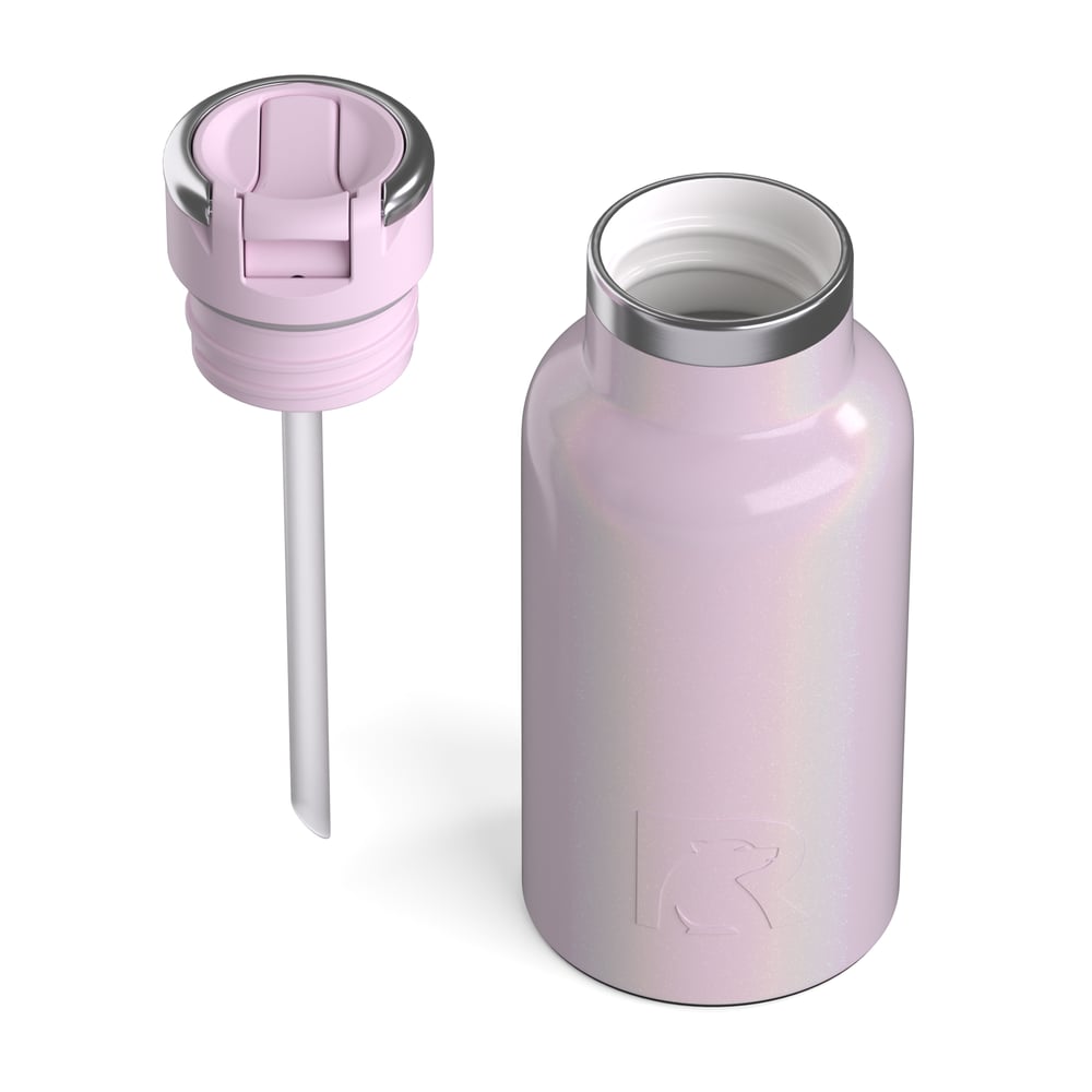 RTIC Outdoors - 12oz Little Journey Bottle - Pale Pink Glitter - Image 6