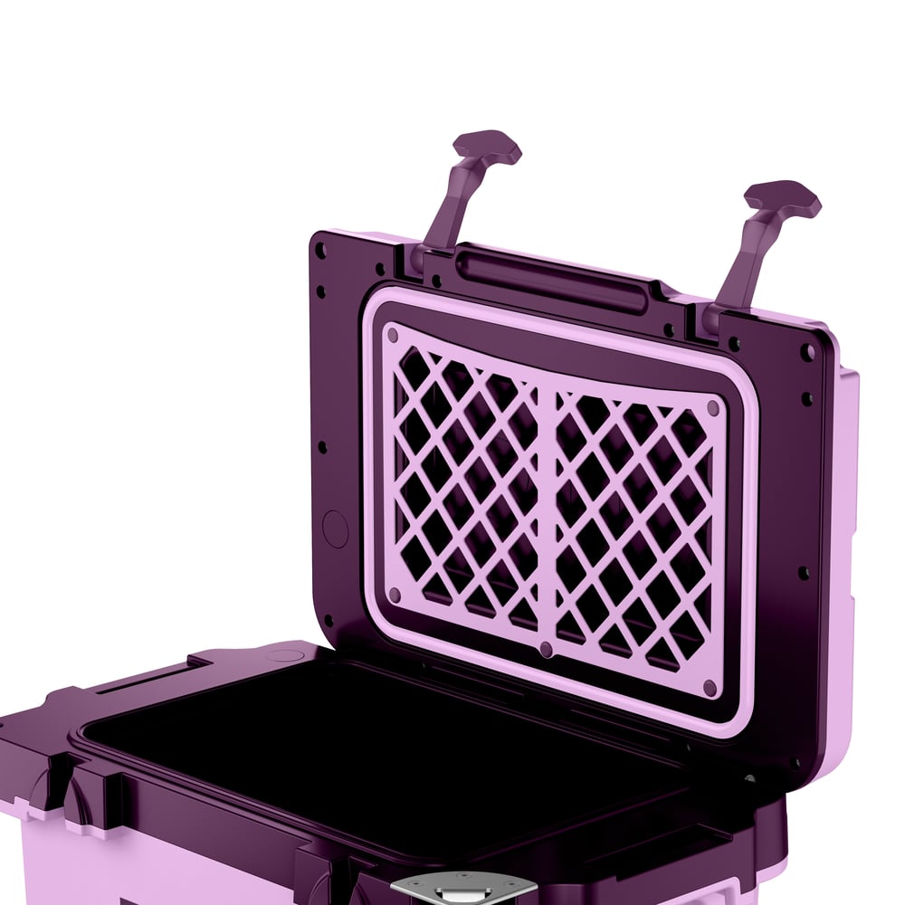 RTIC Outdoors - 22 QT Ultra-Light Wheeled Cooler - Lavender/Plum - Image 7