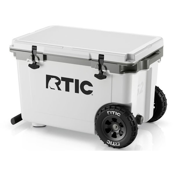 RTIC Outdoors - 52 QT Ultra-Light Wheeled Cooler - White & Grey