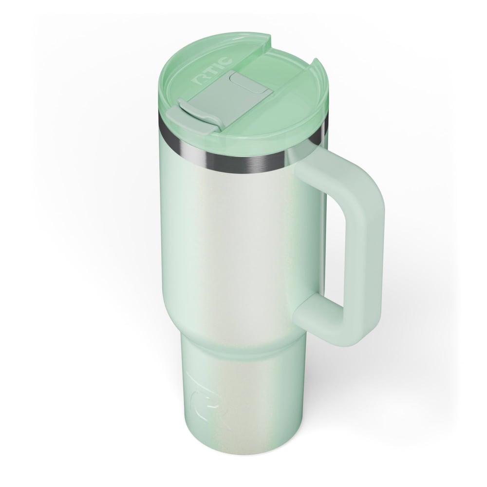 RTIC Outdoors - Road Trip Tumbler - Fresh Mint Glitter - Image 6