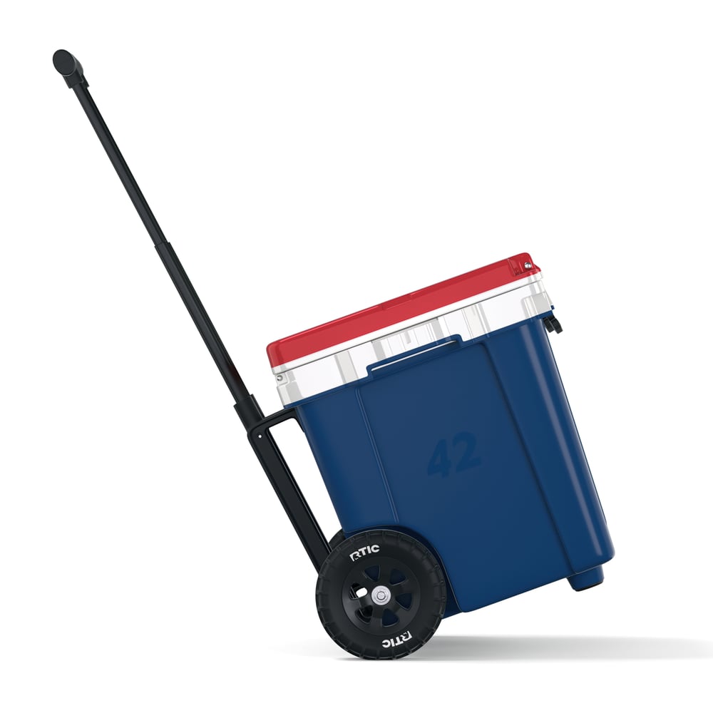 RTIC Outdoors - 42 QT Ultra-Light Wheeled Cooler - Patriot - Image 4