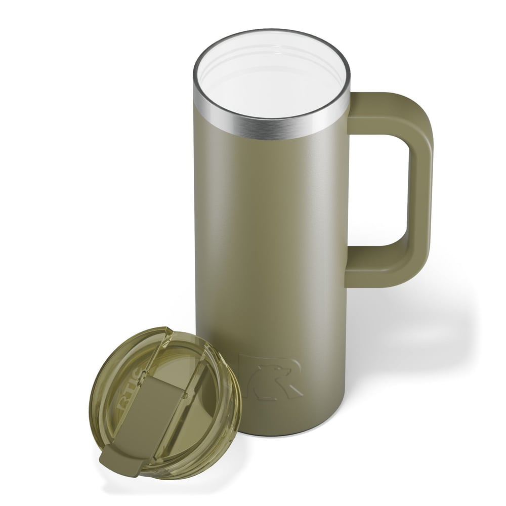 RTIC Outdoors - Road Trip Travel Mug - Olive - Image 4