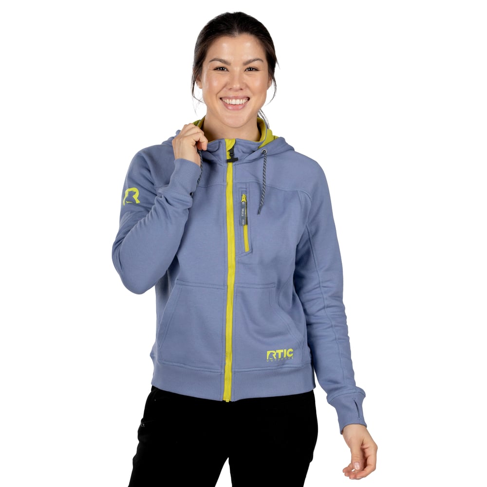 RTIC Outdoors - Women's Water-Repellent Full-Zip Hoodie-Cobalt