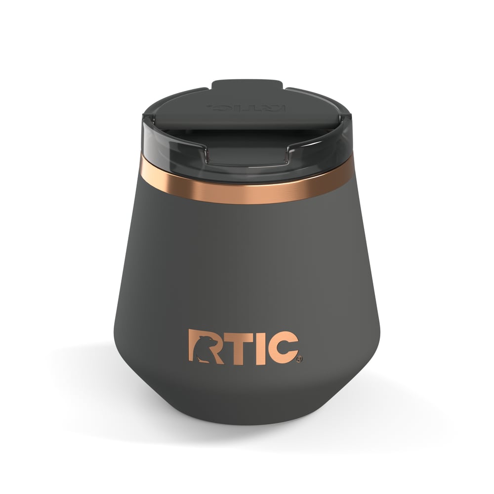 RTIC Outdoors - 8oz Happy Hour Pint Tumbler - Light Black - Image 4