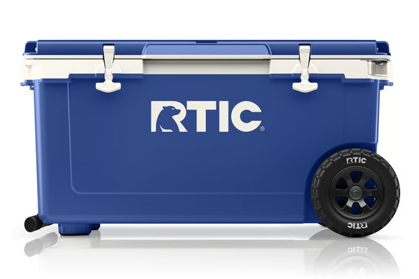 RTIC Outdoors - 72 QT Ultra-Light Wheeled Cooler - Cobalt & White - Image 2