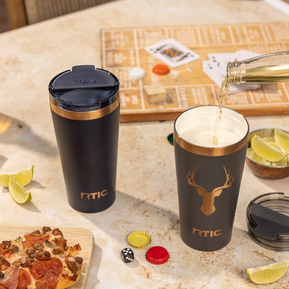 RTIC Outdoors - 18oz Happy Hour Pint Tumbler - Cool Grey - Image 10