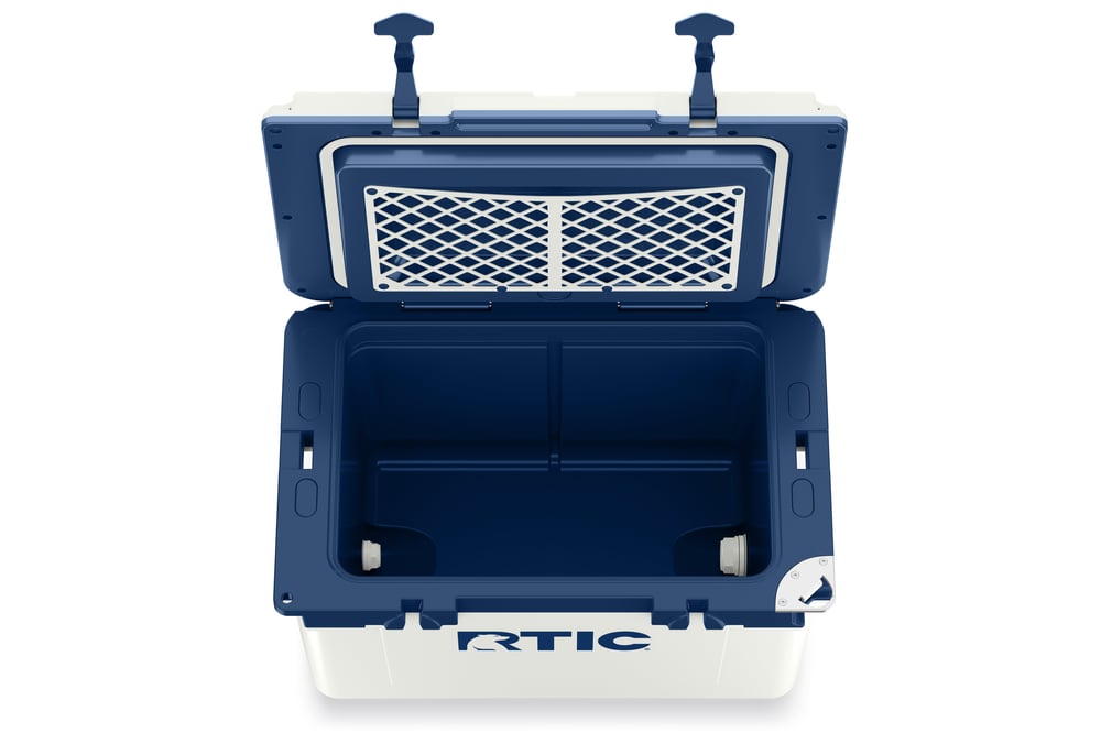RTIC Outdoors - 32 QT Ultra-Light Cooler - Cool Grey & Navy - Image 6