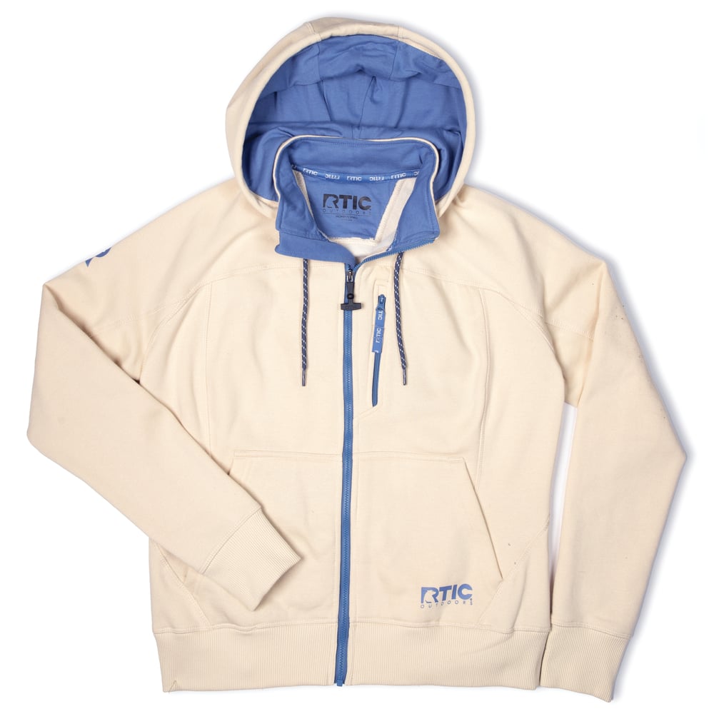 RTIC Outdoors - Women's Water-Repellent Full-Zip Hoodie-Bone - Image 2