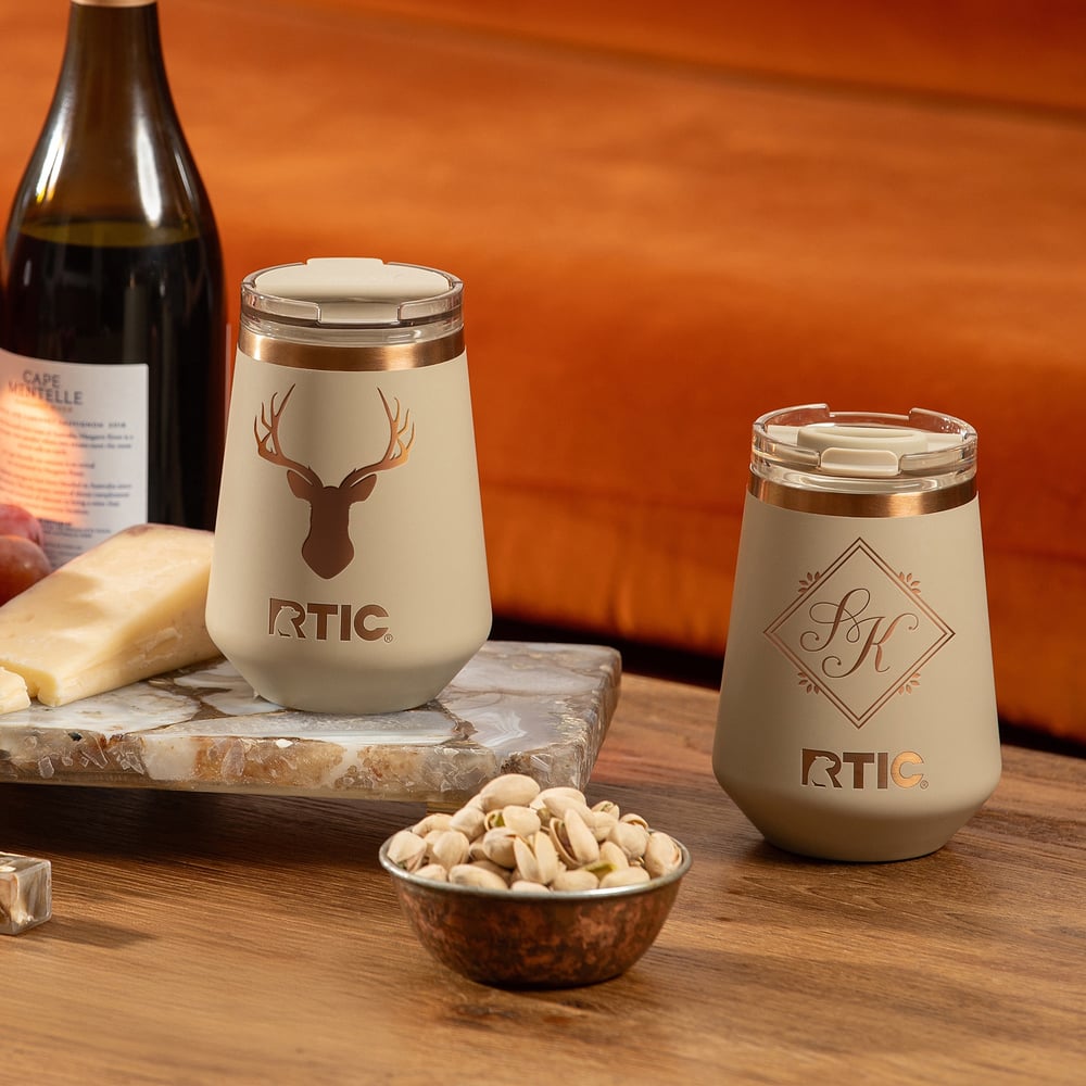 RTIC Outdoors - 12oz Happy Hour Wine Tumbler - Dark Beach - Image 10