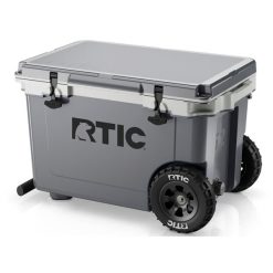 RTIC Outdoors - 52 QT Ultra-Light Wheeled Cooler - Dark Grey & Cool Grey