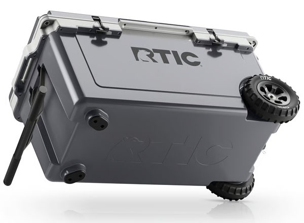 RTIC Outdoors - 72 QT Ultra-Light Wheeled Cooler - Dark Grey & Cool Grey - Image 5