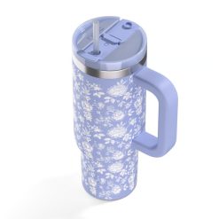 Alternative view of RTIC Outdoors - Road Trip Tumbler - Periwinkle Bouquet