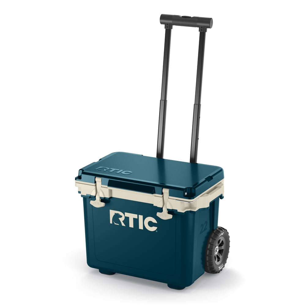 RTIC Outdoors - 22 QT Ultra-Light Wheeled Cooler - Marine/Canvas - Image 10