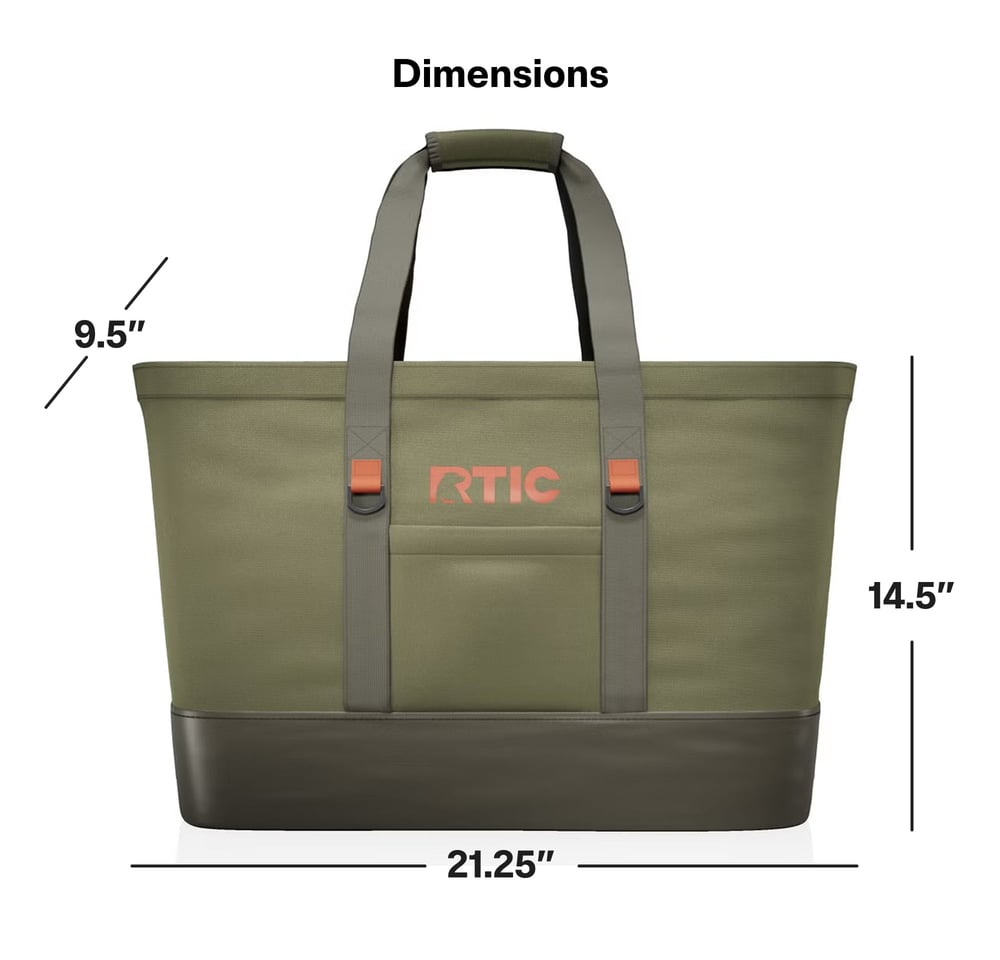 RTIC Outdoors - Everyday Insulated Tote Bag - Smoke - Image 6