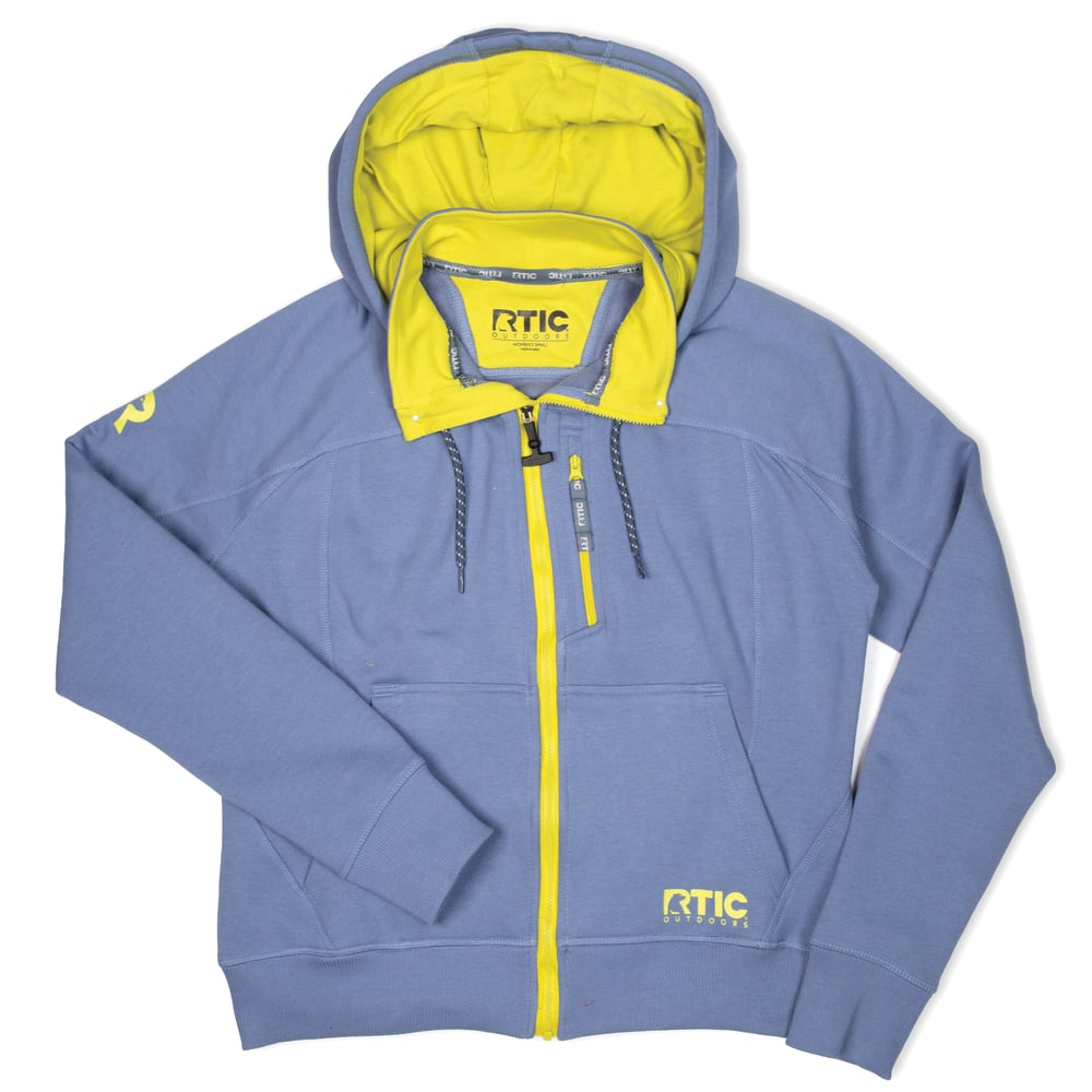 RTIC Outdoors - Women's Water-Repellent Full-Zip Hoodie-Cobalt - Image 2