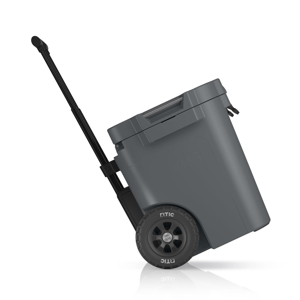 RTIC Outdoors - 45 QT Ultra-Tough Wheeled Cooler - Dark Grey - Image 4