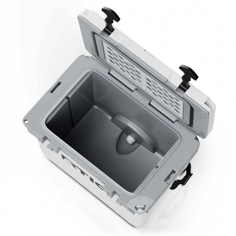 RTIC Outdoors - 22 QT Ultra-Light Cooler - White & Grey - Image 5