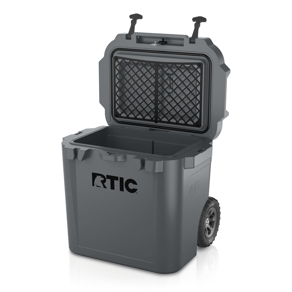 RTIC Outdoors - 45 QT Ultra-Tough Wheeled Cooler - Dark Grey - Image 3
