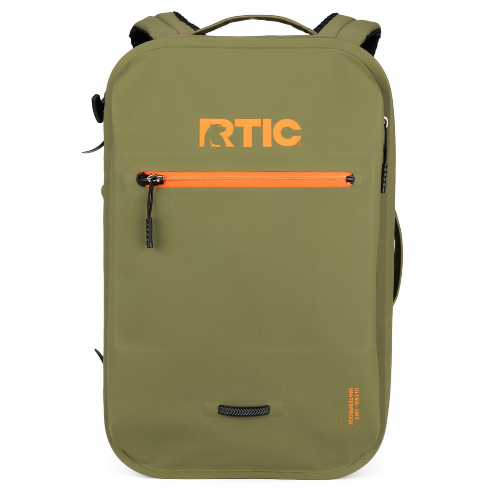 RTIC Outdoors - RAIN OR SHINE-Olive & Orange