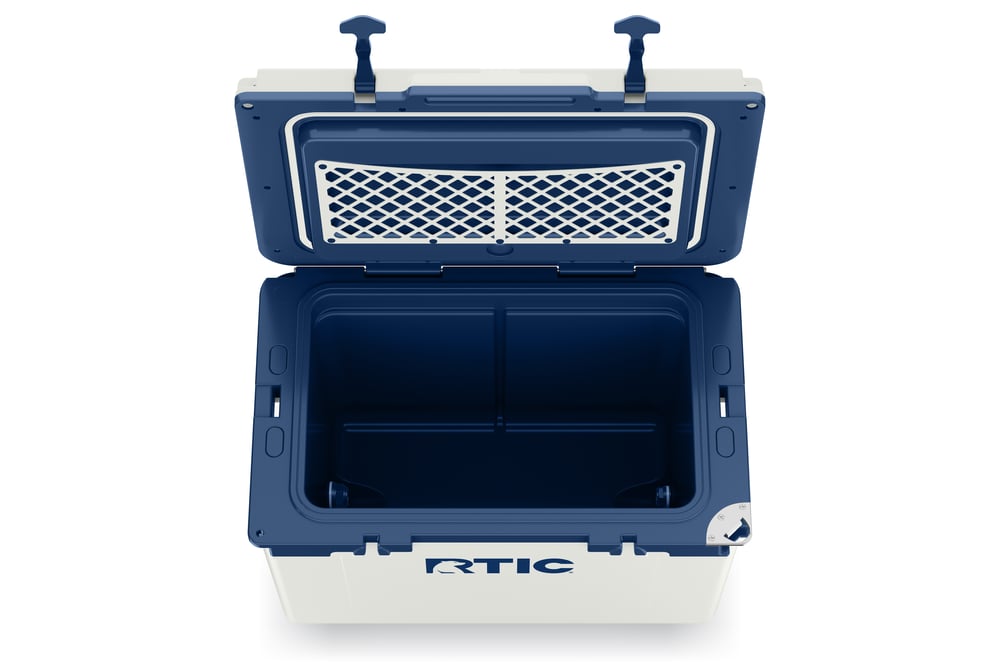 RTIC Outdoors - 52 QT Ultra-Light Cooler - Cool Grey & Navy - Image 6