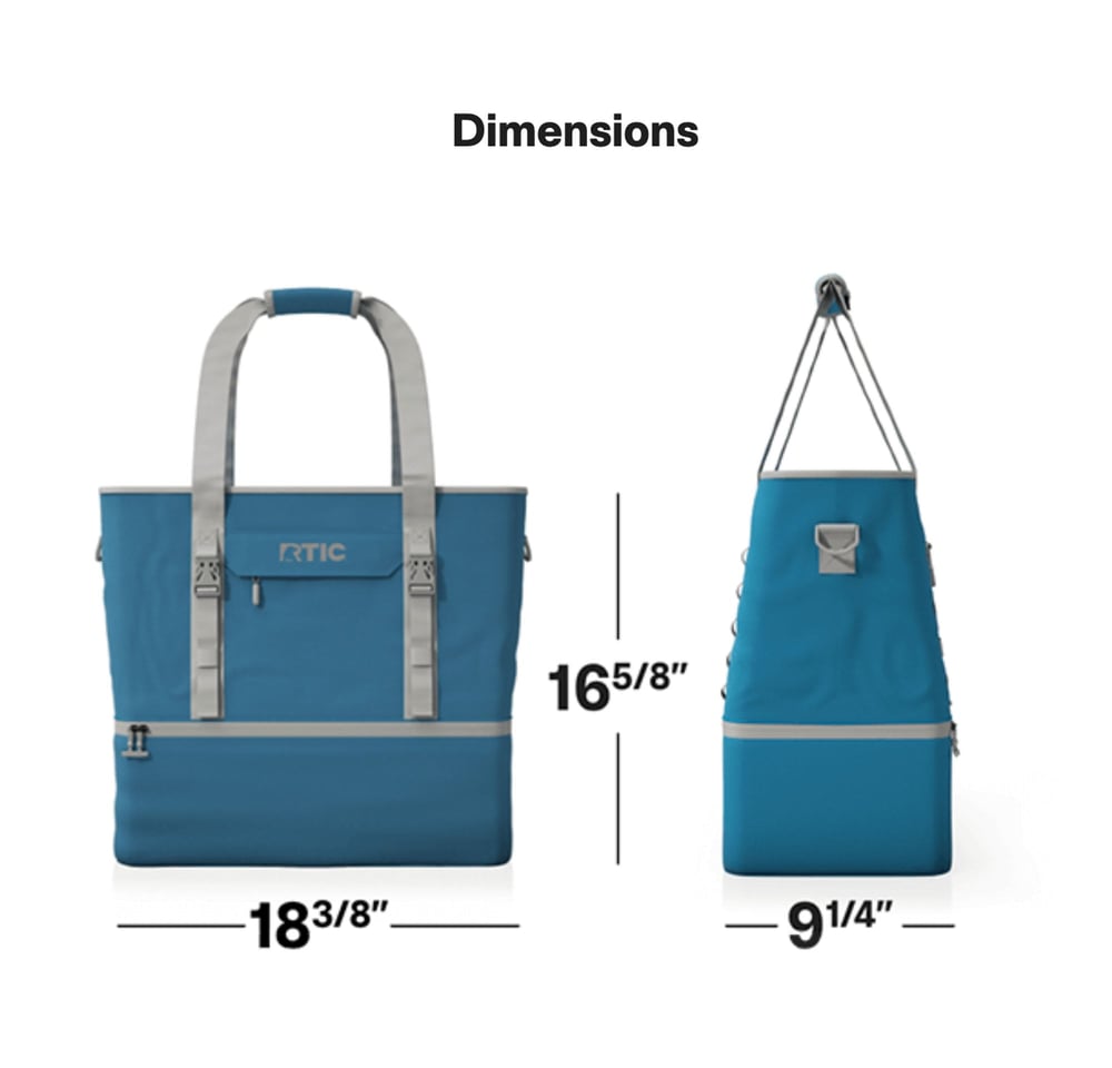 RTIC Outdoors - HALF BAG, HALF COOLER-Black - Image 8