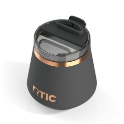 Alternative view of RTIC Outdoors - 8oz Happy Hour Pint Tumbler - Light Black