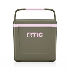 Alternative view of RTIC Outdoors - 8 QT Road Trip Personal Cooler - Olive/Pale Pink