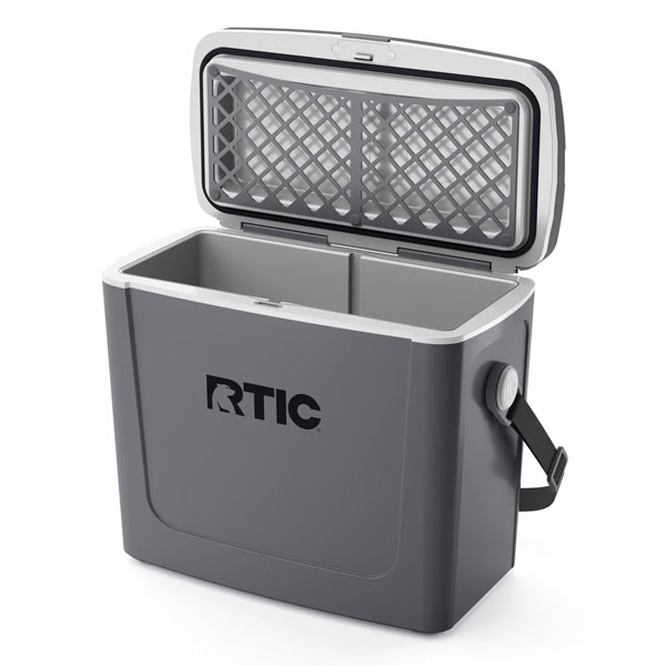 RTIC Outdoors - 16 QT Road Trip Cooler - Dark Grey & Cool Grey - Image 4