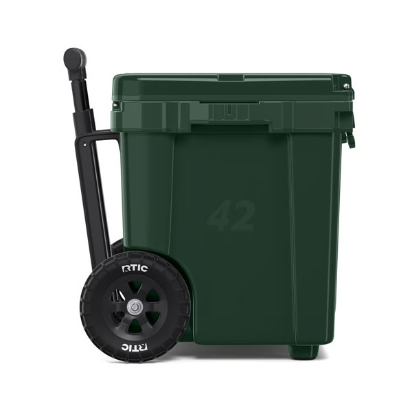 RTIC Outdoors - 42 QT Ultra-Light Wheeled Cooler - Dark Pine - Image 8