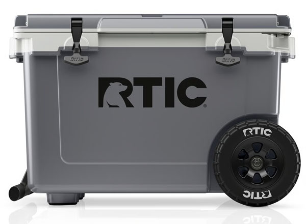 RTIC Outdoors - 52 QT Ultra-Light Wheeled Cooler - Dark Grey & Cool Grey - Image 2