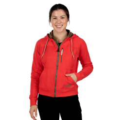 Alternative view of RTIC Outdoors - Women's Water-Repellent Full-Zip Hoodie-Scarlet
