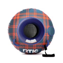 RTIC Outdoors - Tough Snow Tubes- Slate Blue/Orange Plaid