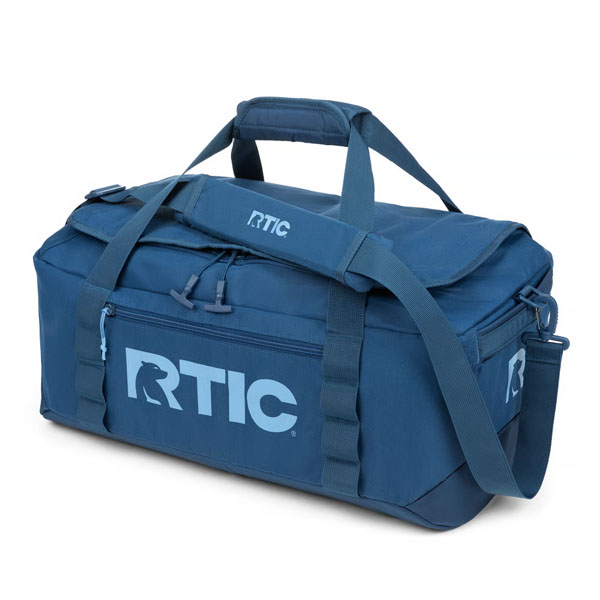 RTIC Outdoors - Road Trip Duffle Bag- Navy & Denim - Image 3