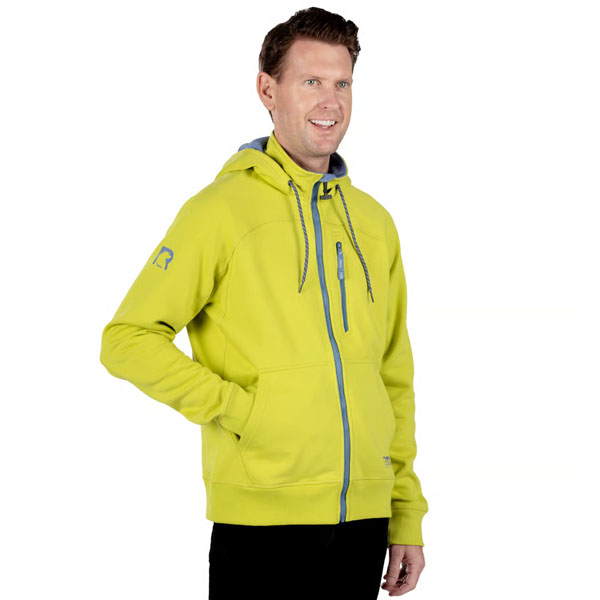 RTIC Outdoors - Men's Water-Repellent Full-Zip Hoodie-Green Apple - Image 5
